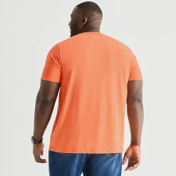 St. John's Bay Super Soft Mens V Neck Short Sleeve Quick Dry Big and Tall T-Shirt
