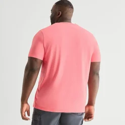 St. John's Bay Super Soft Mens V Neck Short Sleeve Quick Dry Big and Tall T-Shirt