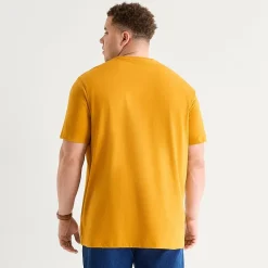 St. John's Bay Super Soft Pocket Mens Crew Neck Short Sleeve Quick Dry Stretch Fabric Big and Tall T-Shirt