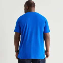 St. John's Bay Super Soft Pocket Mens Crew Neck Short Sleeve Quick Dry Stretch Fabric Big and Tall T-Shirt