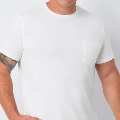 St. John's Bay Super Soft Pocket Mens Crew Neck Short Sleeve Quick Dry Big and Tall T-Shirt