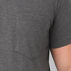 St. John's Bay Super Soft Pocket Mens Crew Neck Short Sleeve Quick Dry Big and Tall T-Shirt