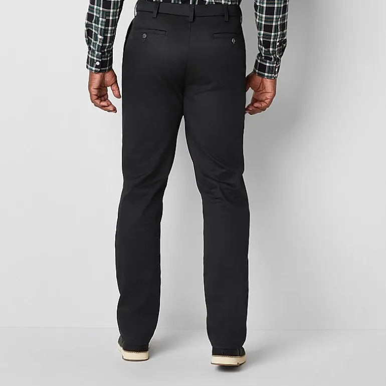 St. John's Bay Universal Easy Care Extender Mens Classic Fit Big and Tall Flat Front Pant