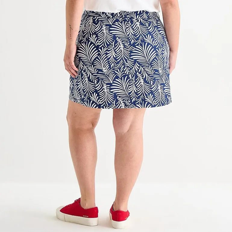 St. John's Bay Womens Cotton Blend Skort