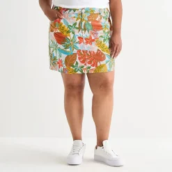 St. John's Bay Womens Cotton Blend Skort
