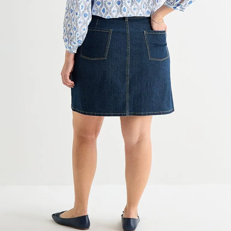 St. John's Bay Womens Cotton Blend Skort