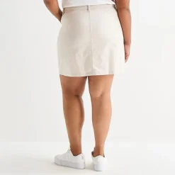 St. John's Bay Womens Cotton Blend Skort