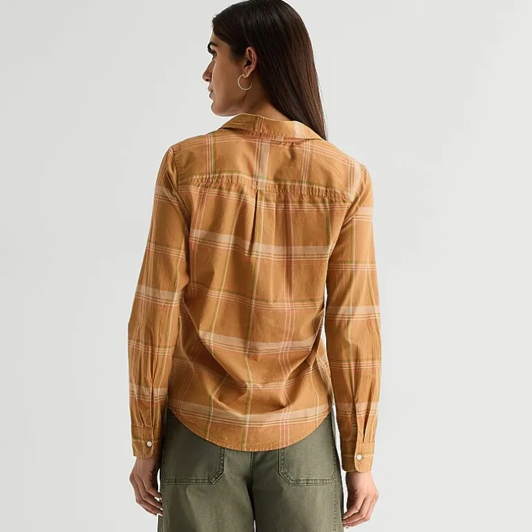 St. John's Bay Womens Cuffed Long Sleeve Regular Fit Button-Down Shirt