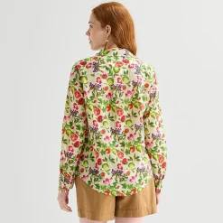 St. John's Bay Womens Cuffed Long Sleeve Regular Fit Button-Down Shirt