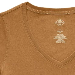 St. John's Bay Womens Easy-on + Easy-off V Neck 3/4 Sleeve Adaptive T-Shirt