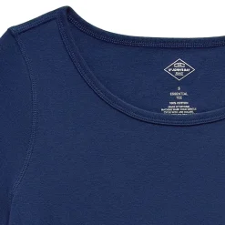 St. John's Bay Womens Easy-on + Easy-off Crew Neck Long Sleeve Adaptive T-Shirt