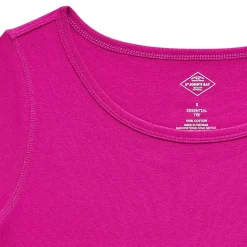 St. John's Bay Womens Easy-on + Easy-off Crew Neck Long Sleeve Adaptive T-Shirt