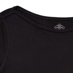 St. John's Bay Womens Easy-on + Easy-off Boat Neck Short Sleeve Adaptive T-Shirt