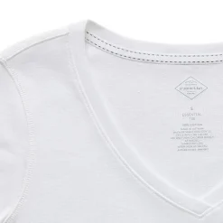 St. John's Bay Womens Easy-on + Easy-off V Neck Short Sleeve Adaptive T-Shirt
