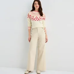 St. John's Bay Womens High Rise Wide Leg Jean
