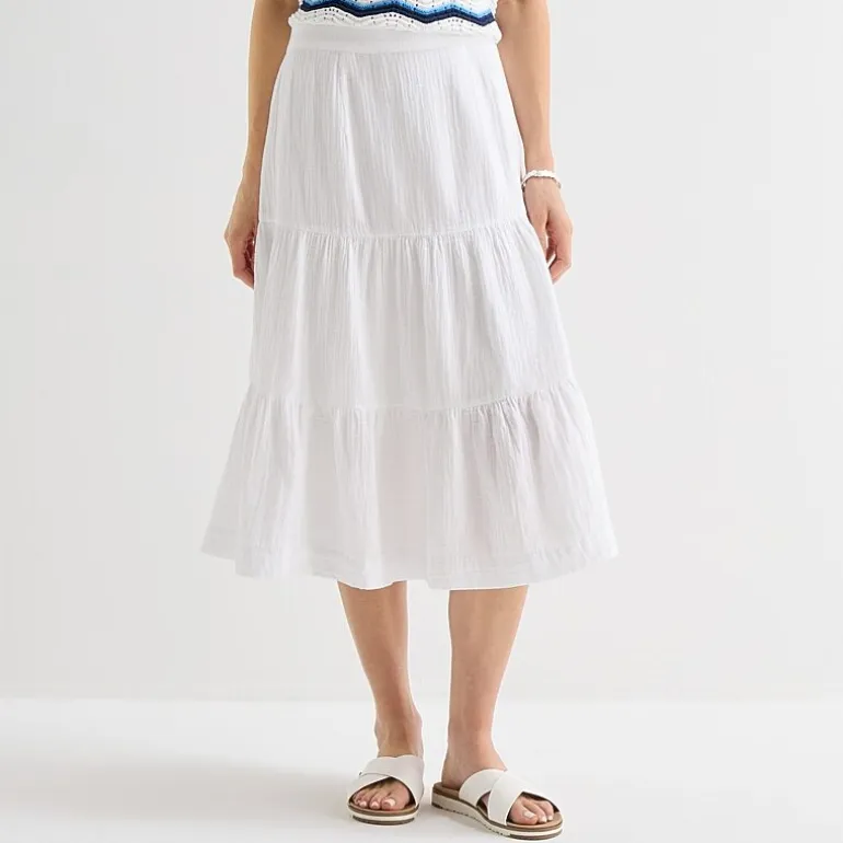 St. John's Bay Womens Long A-Line Skirt