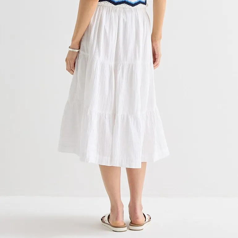 St. John's Bay Womens Long A-Line Skirt