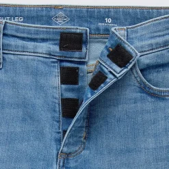 St. John's Bay Womens Mid Rise Adaptive Bootcut Easy-on + Easy-off Jean