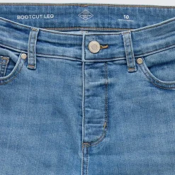 St. John's Bay Womens Mid Rise Adaptive Bootcut Easy-on + Easy-off Jean