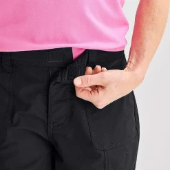 St. John's Bay Womens 11" Mid Rise Adaptive Easy-on + Easy-off Bermuda Short