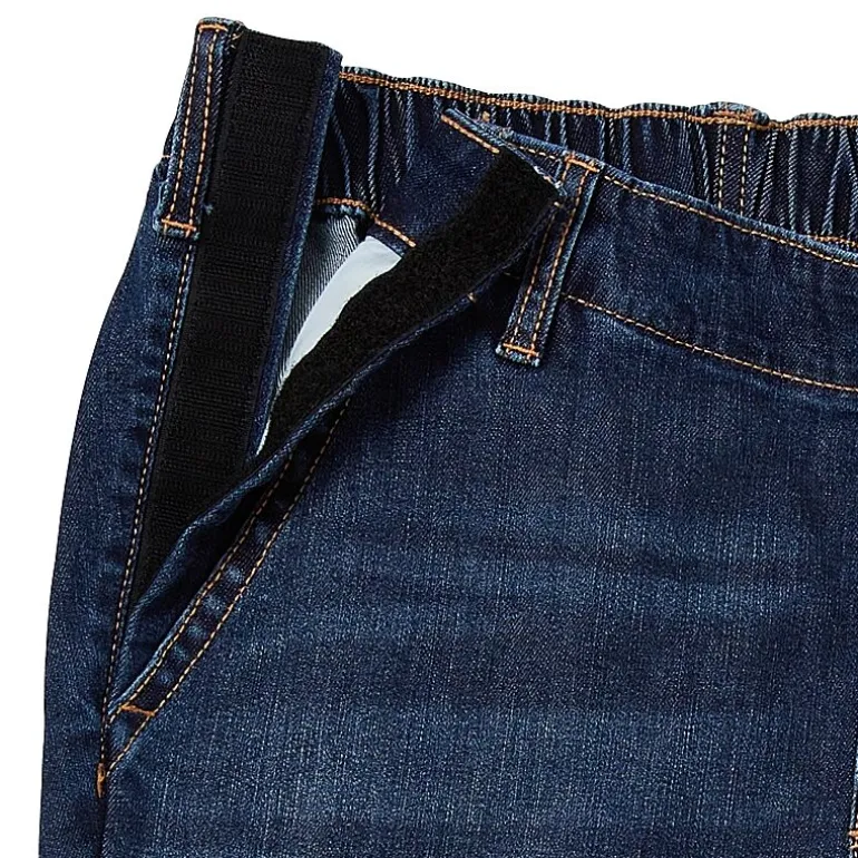 St. John's Bay Womens Mid Rise Adaptive Seated Wear Straight Leg Jean
