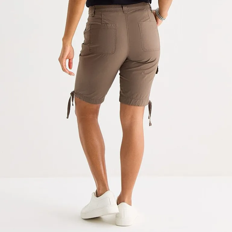 St. John's Bay Womens 11" Mid Rise Bermuda Short