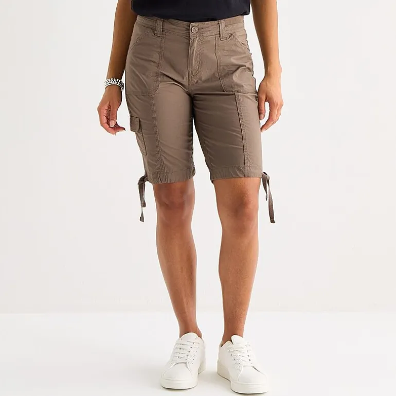 St. John's Bay Womens 11" Mid Rise Bermuda Short