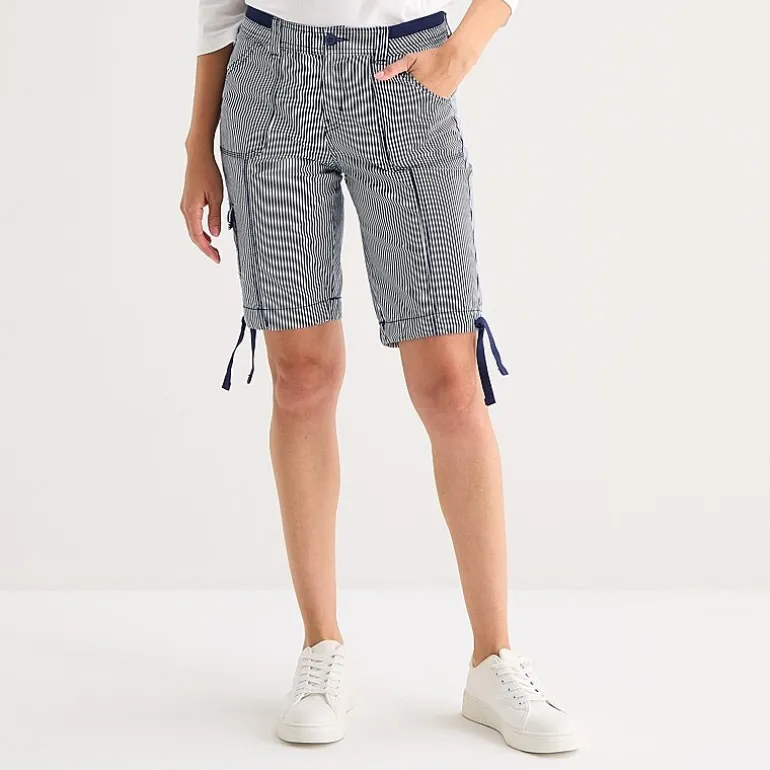 St. John's Bay Womens 11" Mid Rise Bermuda Short
