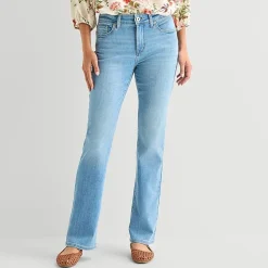 St. John's Bay Womens Mid Rise Bootcut Jean