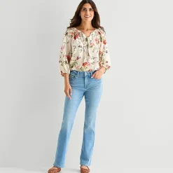 St. John's Bay Womens Mid Rise Bootcut Jean