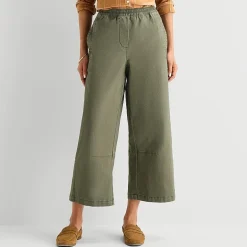 St. John's Bay Womens Mid Rise Cropped Pant
