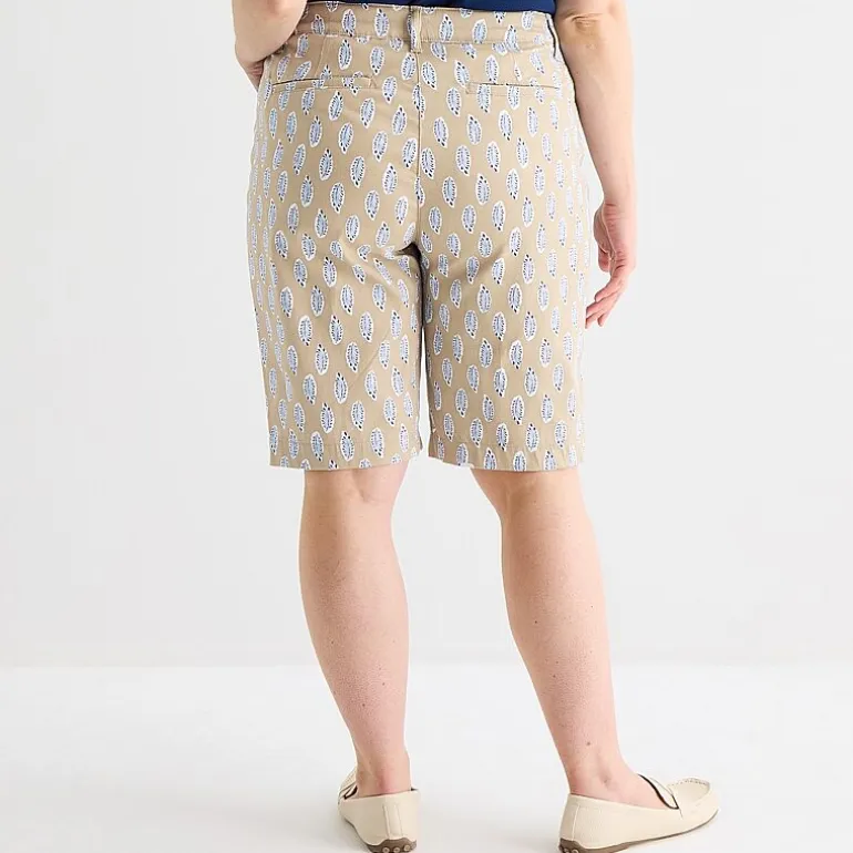 St. John's Bay Womens 11" Mid Rise Plus Bermuda Short