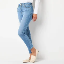 St. John's Bay Womens Mid Rise Secretly Slender Skinny Fit Jean