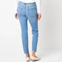 St. John's Bay Womens Mid Rise Secretly Slender Skinny Fit Jean