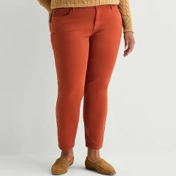 St. John's Bay Womens Mid Rise Skinny Fit Jean