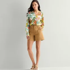 St. John's Bay Womens Pleated Short