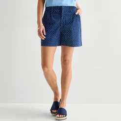 St. John's Bay Womens Pleated Short
