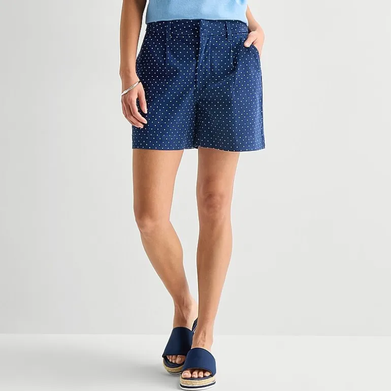 St. John's Bay Womens Pleated Short