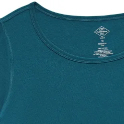 St. John's Bay Womens Plus Easy-on + Easy-off Crew Neck Long Sleeve Adaptive T-Shirt