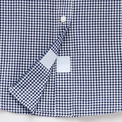 St. John's Bay Womens Plus Easy-on + Easy-off Hidden Access Opening Roll Short Sleeve Regular Fit Button-Down Shirt
