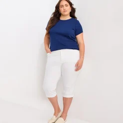 St. John's Bay Womens Plus Secretly Slender Skinny Mid Rise Capri Pant