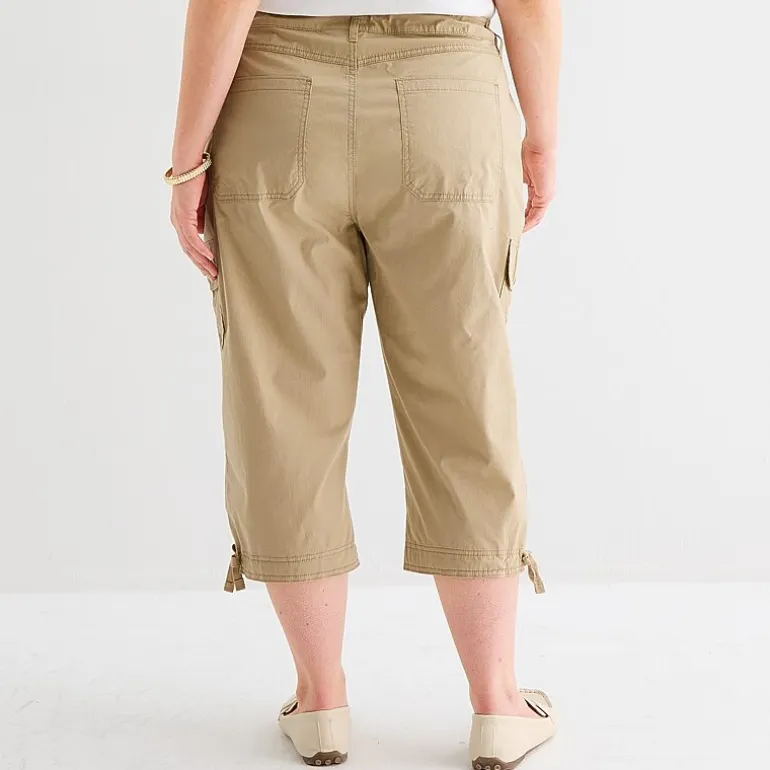 St. John's Bay Womens Plus Skinny Capri Pant