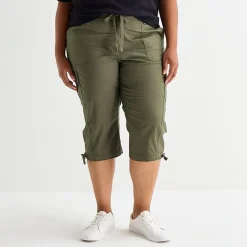 St. John's Bay Womens Plus Skinny Capri Pant