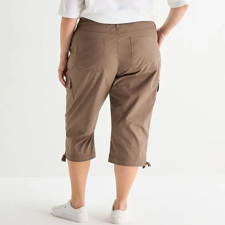 St. John's Bay Womens Plus Skinny Capri Pant