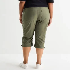 St. John's Bay Womens Plus Skinny Capri Pant