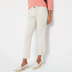St. John's Bay Women's  Relaxed Fit Girl Friend Chino Pant