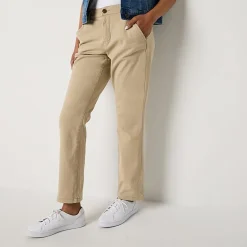 St. John's Bay Women's  Relaxed Fit Girl Friend Chino Pant