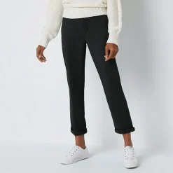 St. John's Bay Women's  Relaxed Fit Girl Friend Chino Pant