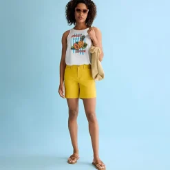 St. John's Bay Womens Round Neck Sleeveless Tank Top