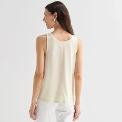 St. John's Bay Womens Round Neck Sleeveless Tank Top